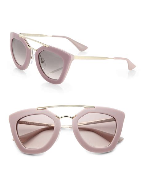 pink prada sunglasses|prada pink clear glasses.